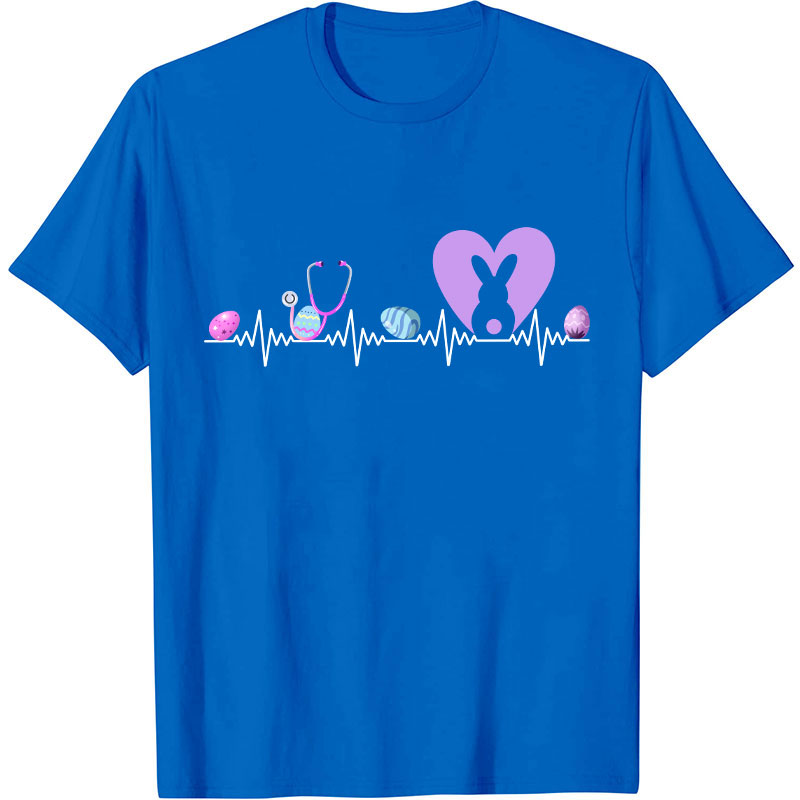 Easter Nurse Heartbeat Nurse T-Shirt