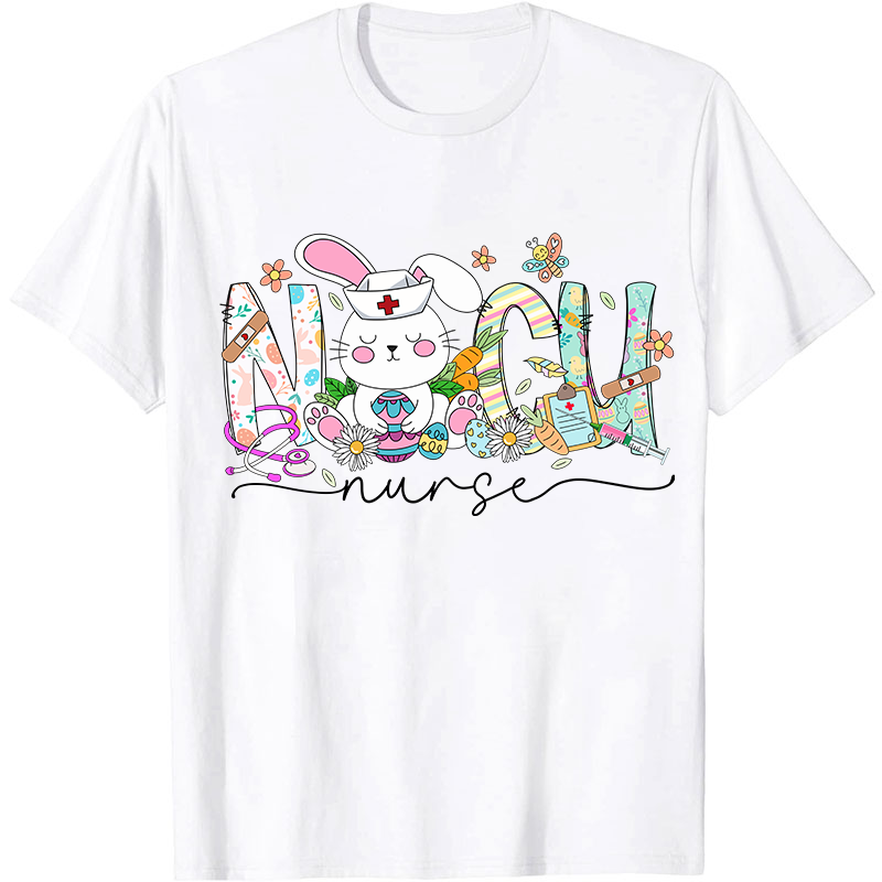 NICU Easter Bunny Nurse T-Shirt