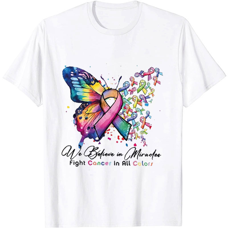 We Believe In Miracles Nurse T-Shirt