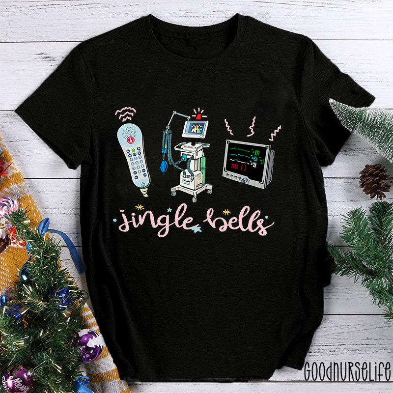 Jingle Bells Medical Devices Nurse T-Shirt