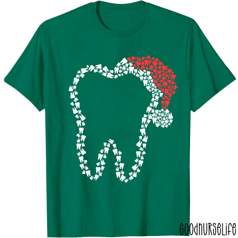 Small Teeth Make Up Big Tooth Christmas Nurse T-Shirt