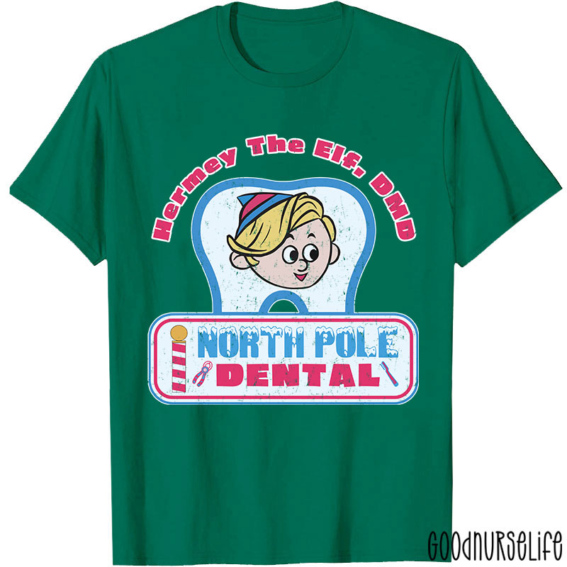 Hermey The Elf North Pole Dental Nurse T-shirt