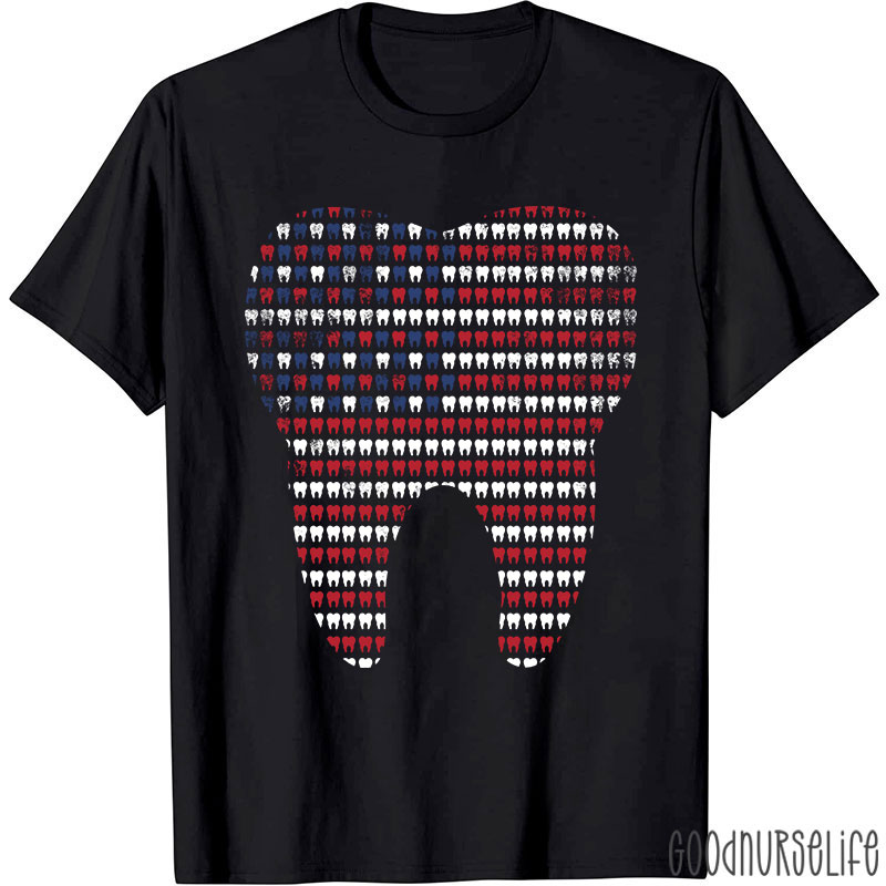 4th Of July Dental Hygienist Patriotic Nurse T-shirt