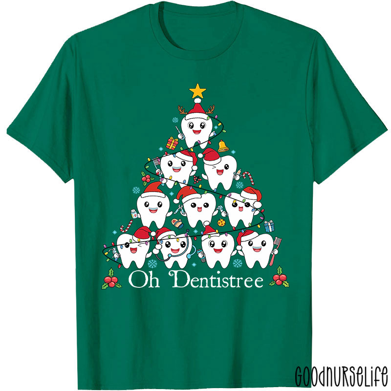 Oh Dentistree Cute Teeth Nurse T-shirt