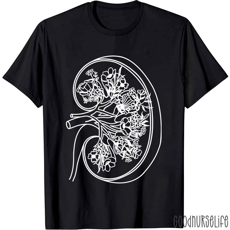 Florescent Kidney Nurse T-Shirt