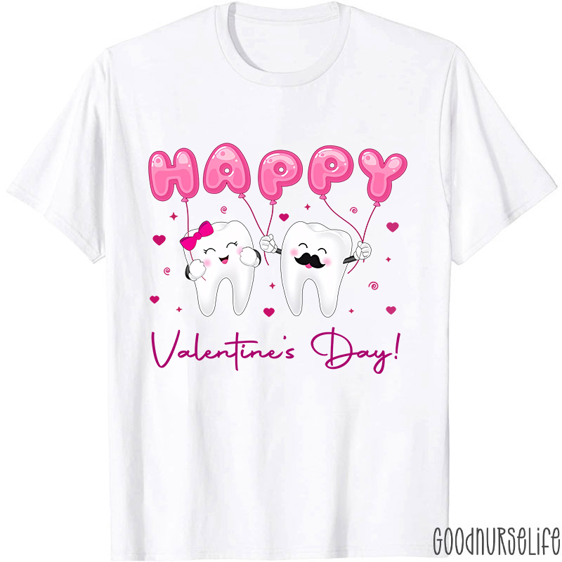 Happy Valentine's Day Dental Nurse T-Shirt