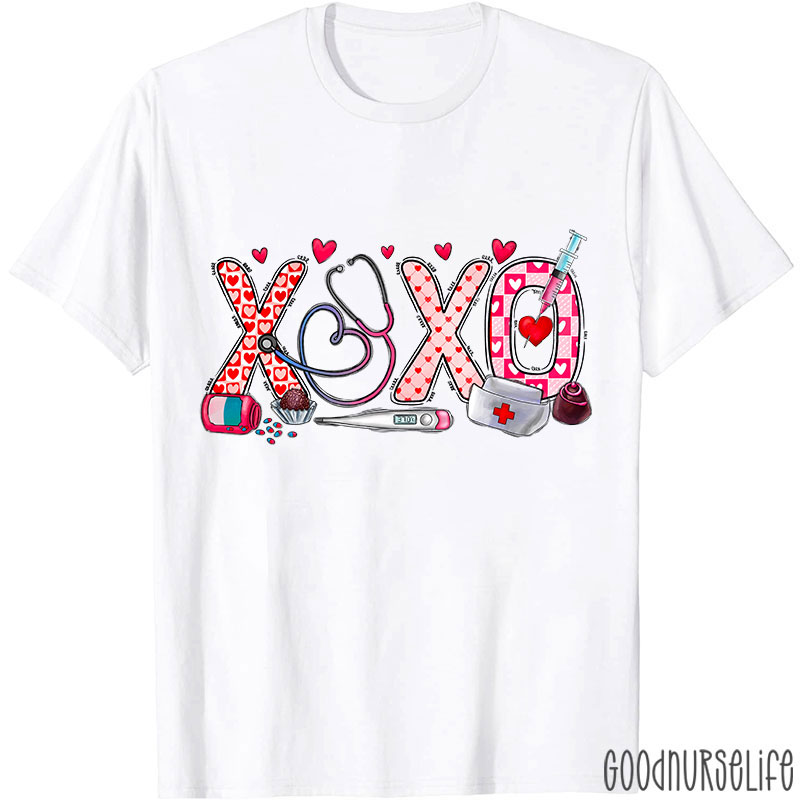 XOXO Happy Valentines Nurse T-Shirt