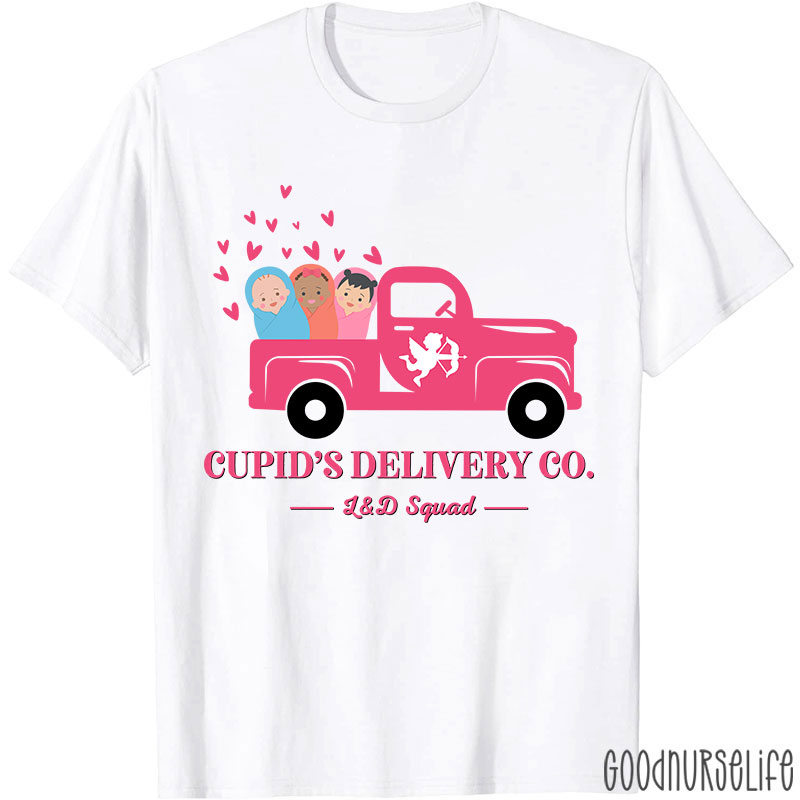 Cupid's Delivery Co Nurse T-Shirt