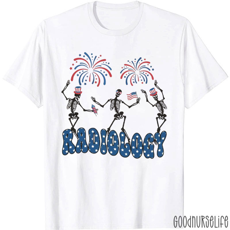 Radiology 4th Of July Rad Tech T-Shirt