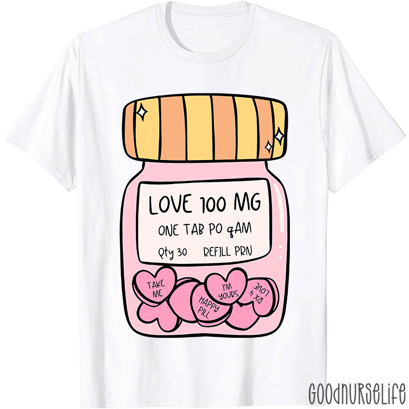 Valentines Day Pharmacy Nurse T-Shirt