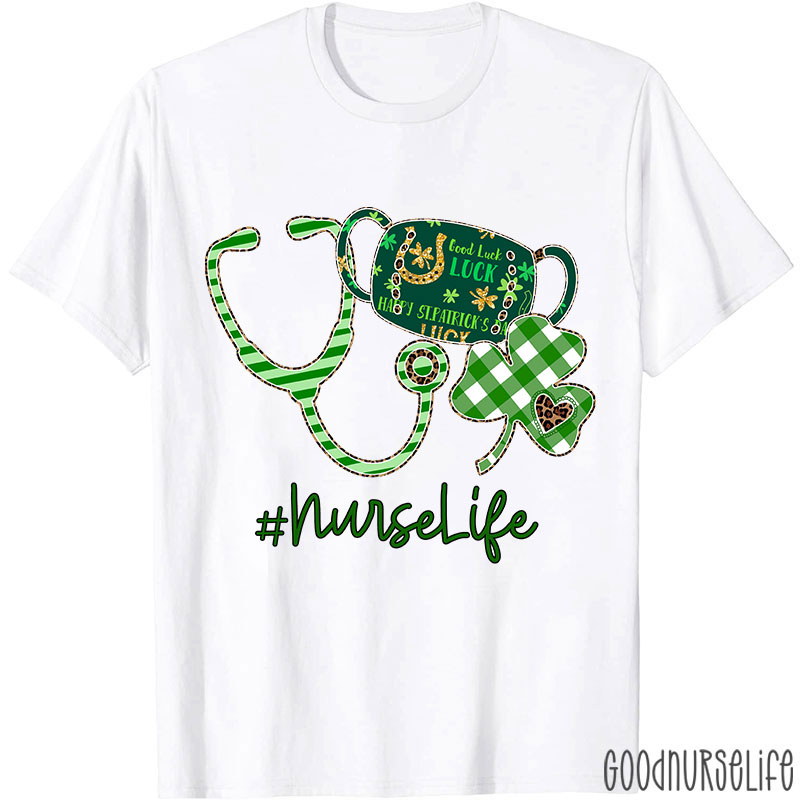 Shamrock Nurselife Nurse T-Shirt