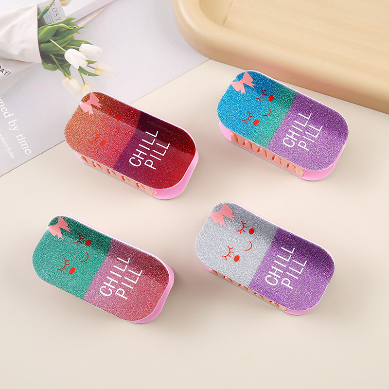  Glitter Chill Pill Hair Pharmacy Claw Clip
