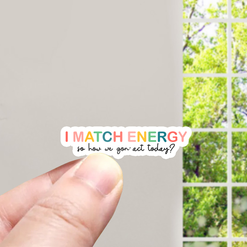 I Match Energy Nurse Stickers