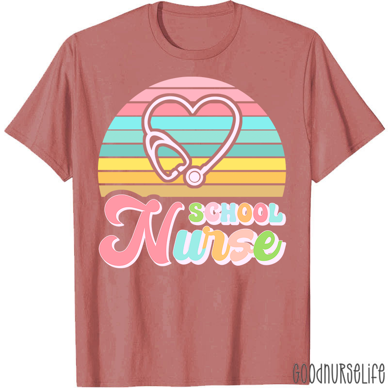 Retro School Nurse T-Shirt