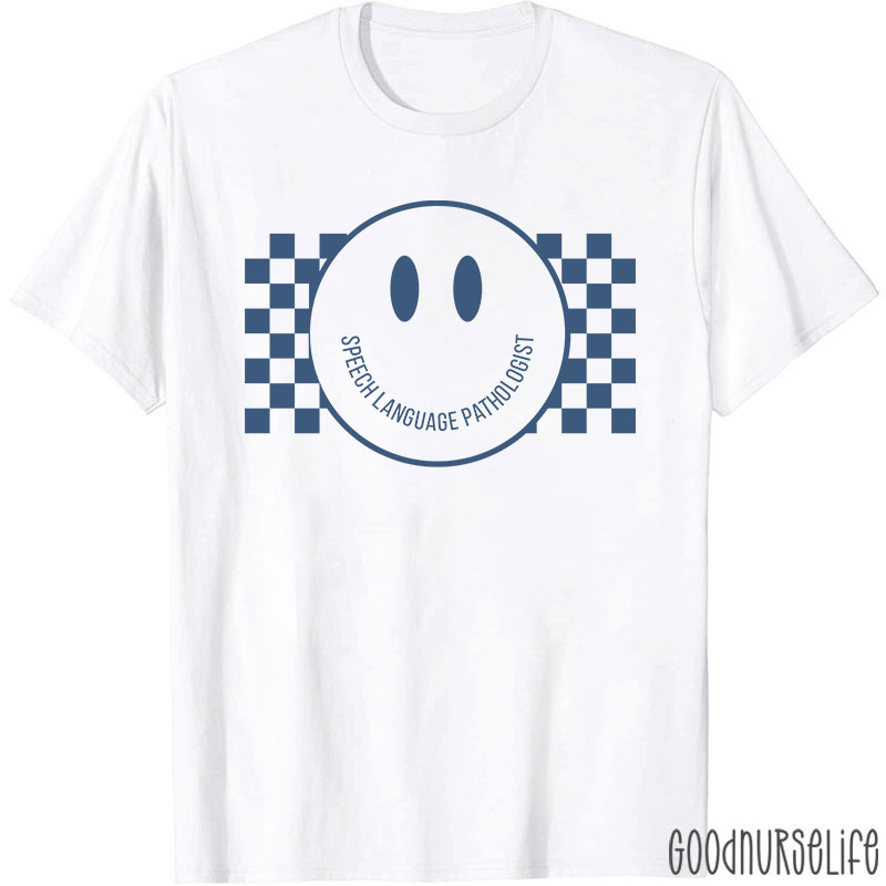 Speech Language Pathologist Smiley Face T-Shirt