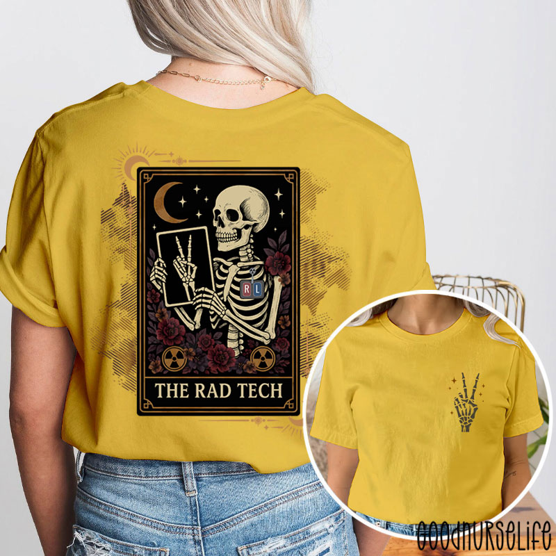 Halloween Radiology The Rad Tech Two Sided T-Shirt