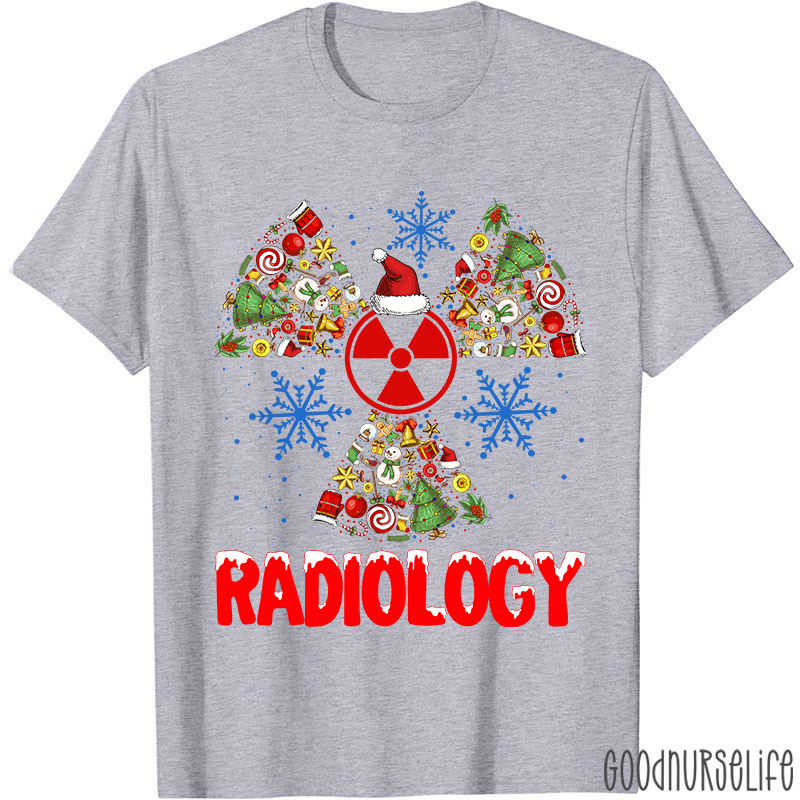 Radiology Christmas Icons Radiology T-shirt