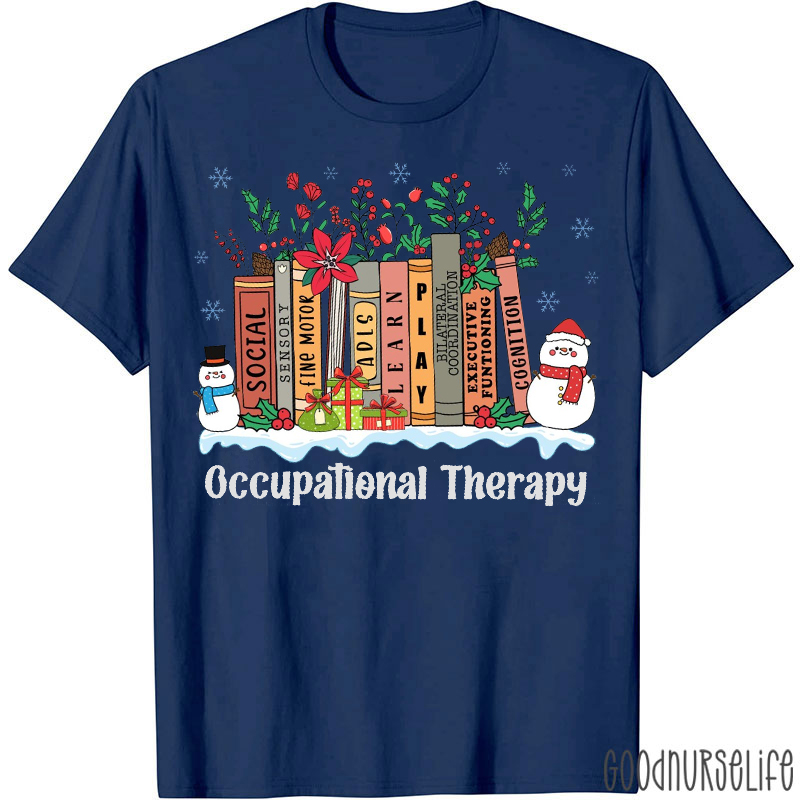 Christmas Vibe Social Play And Learn Occupational Therapy T-Shirt