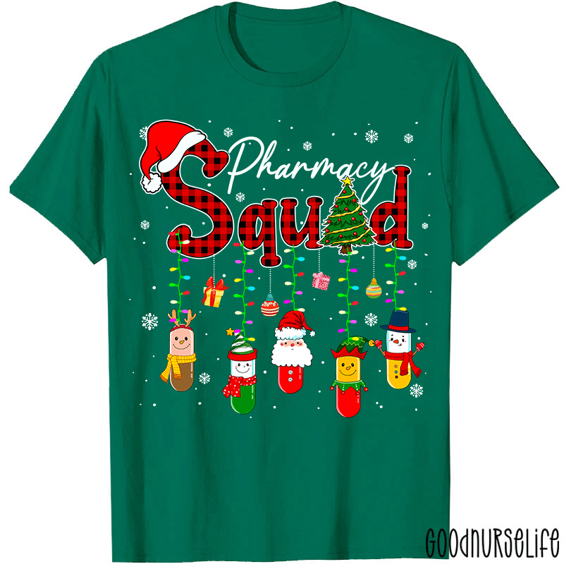 Christmas Pharmacy Squad Nurse T-shirt
