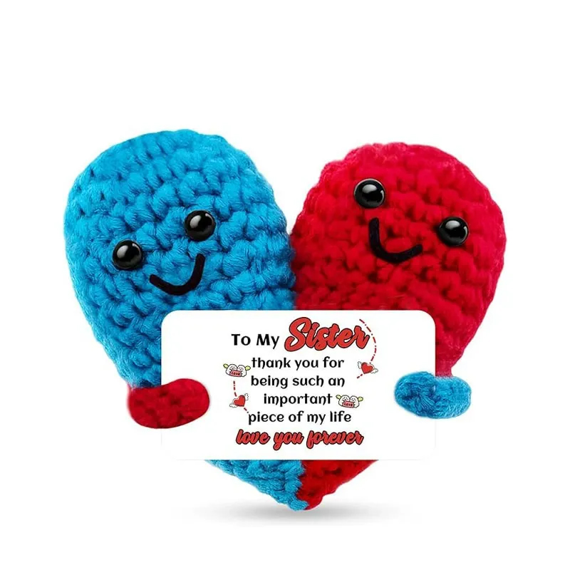 Positive Crochet Heart