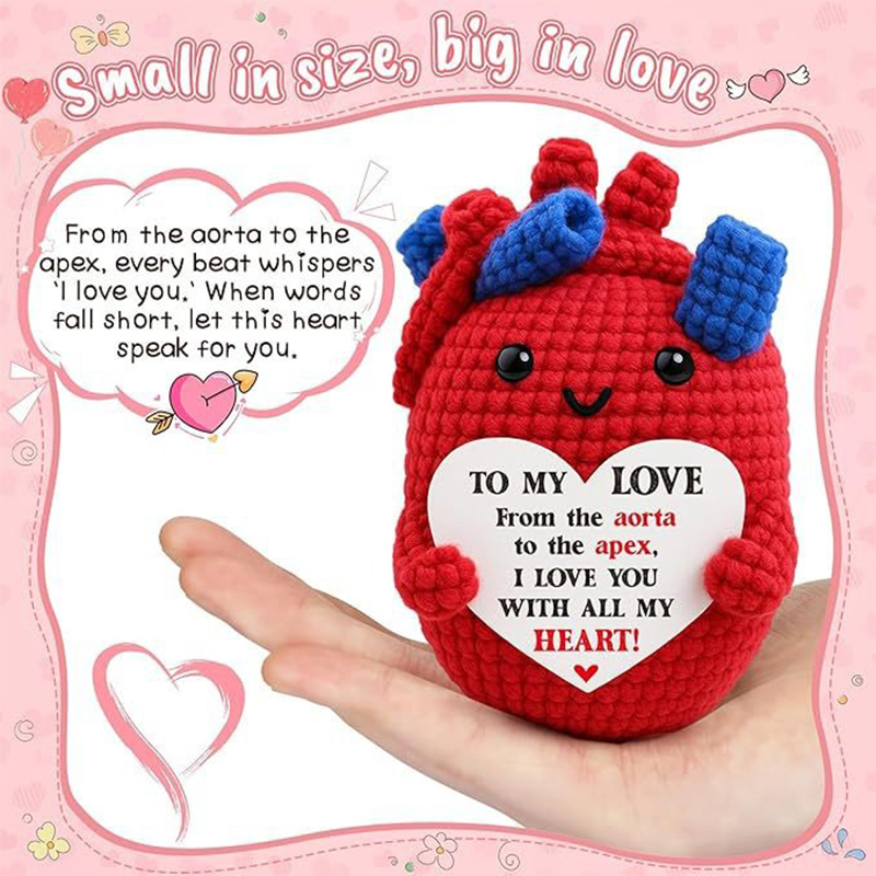 Funny Crochet Heart Doll