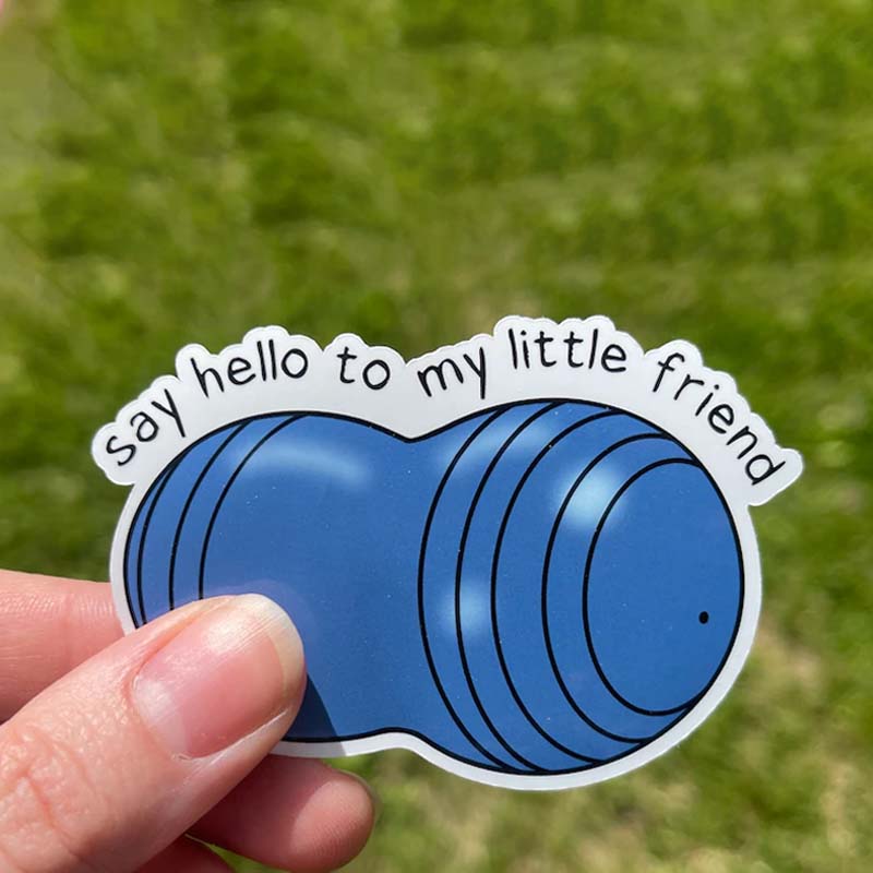 Say Hello To My Little Friend Nurse Stickers