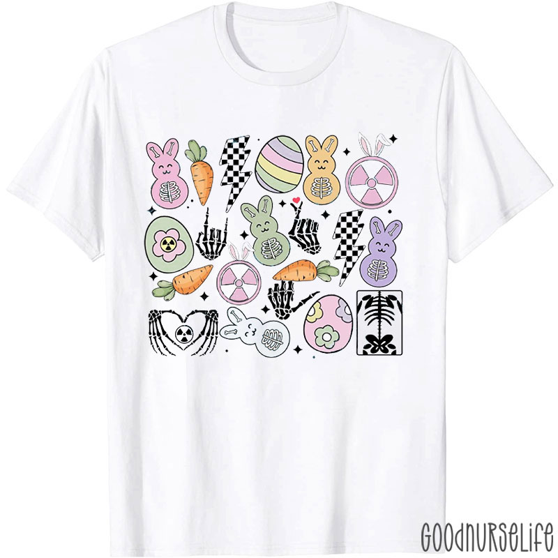 Radiology Easter Egg And Bunny Nurse T-Shirt