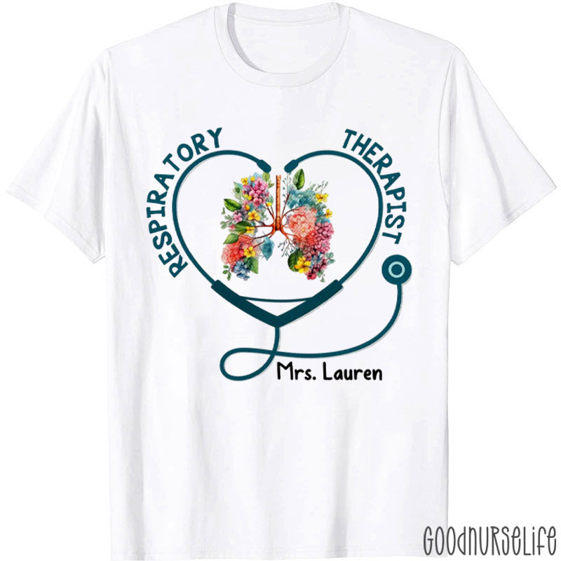 Personalized Respiratory Therapist T-Shirt