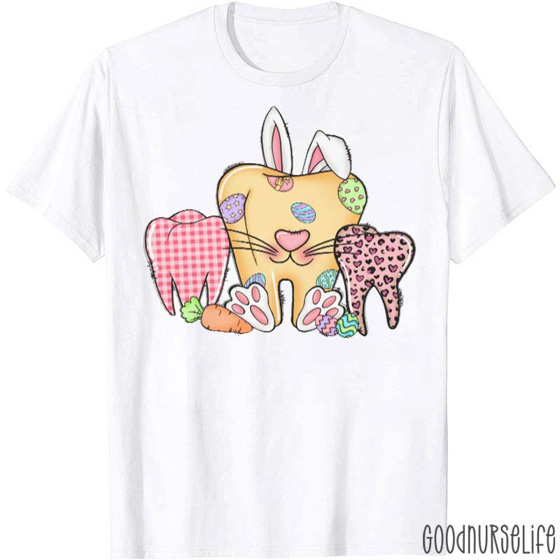 Funny Teeth Bunny Easter T-Shirt