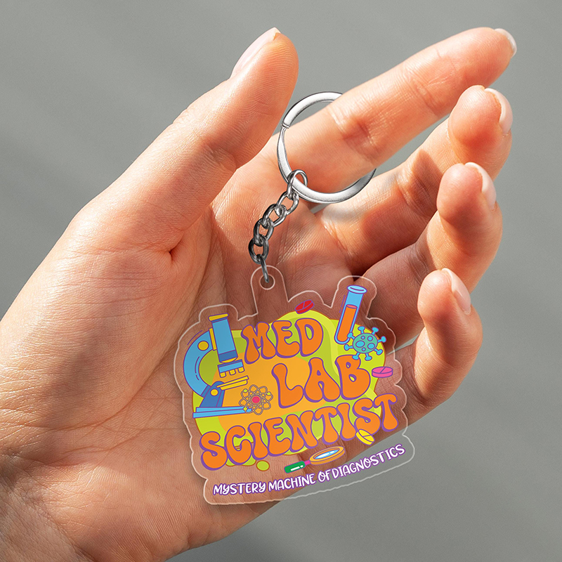 Lab Week Acrylic Nurse Keychain