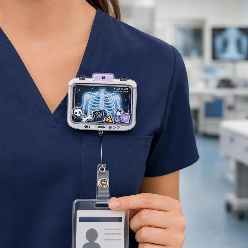 Radiology X Ray Shaker Badge Reel