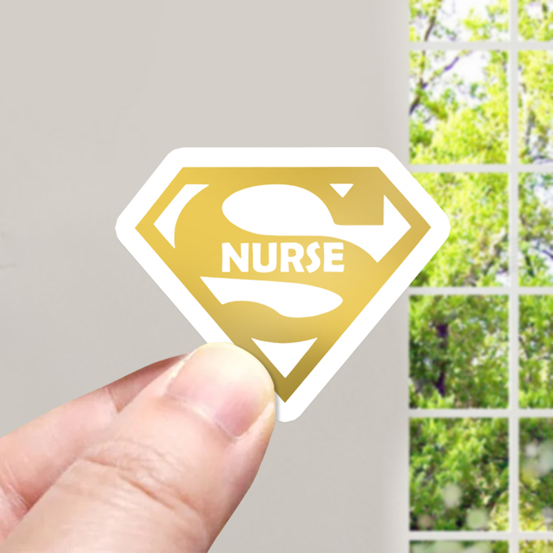Funny Hero Nurse Stickers