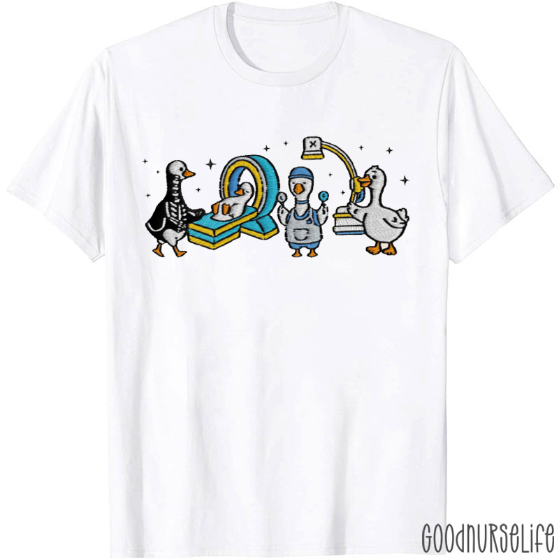 Embroidered Radiologic Technologist Goose T-shirt