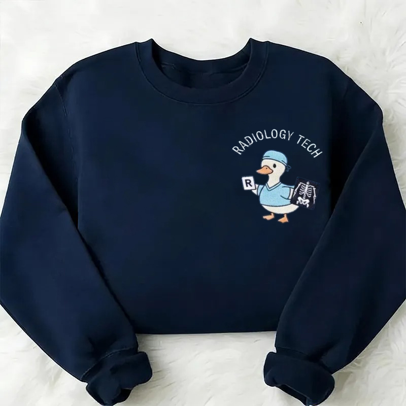 Cute Duck Radiology Tech Sweatshirt