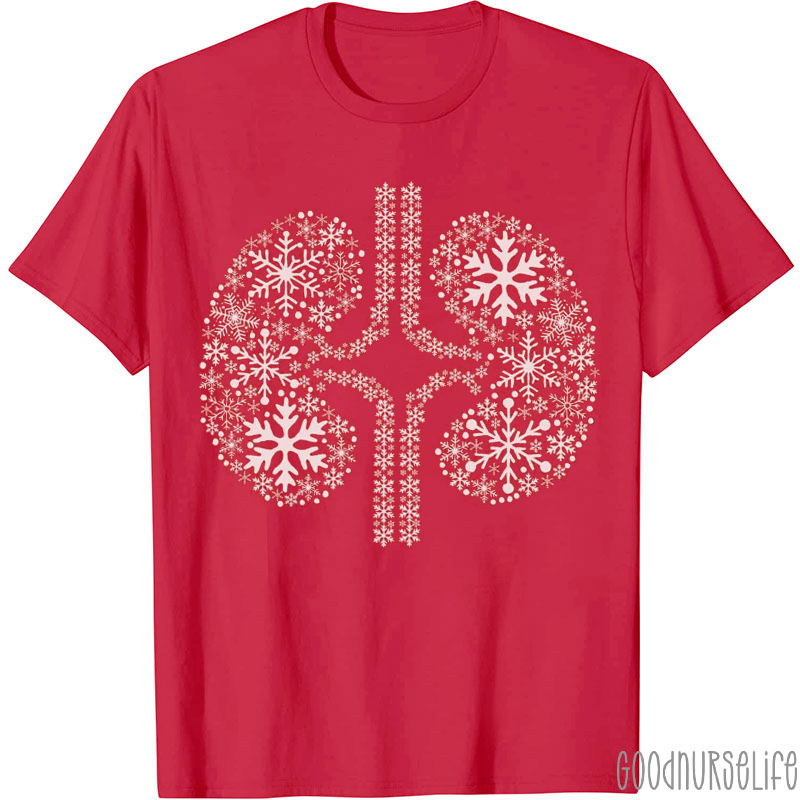 Snowflake Kidney Nurse T-shirt