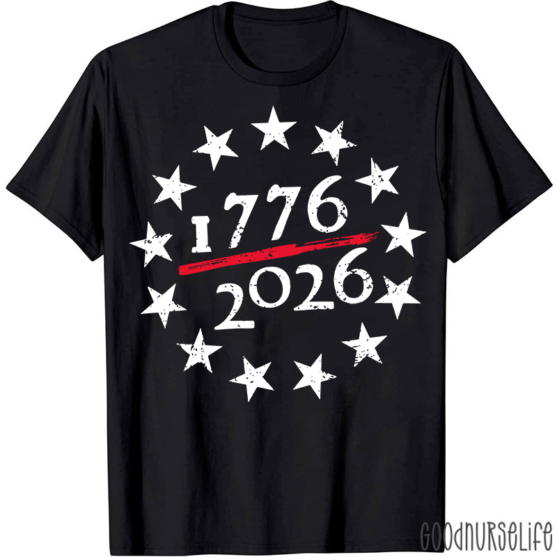 USA 250th Anniversary Nurse T-Shirt