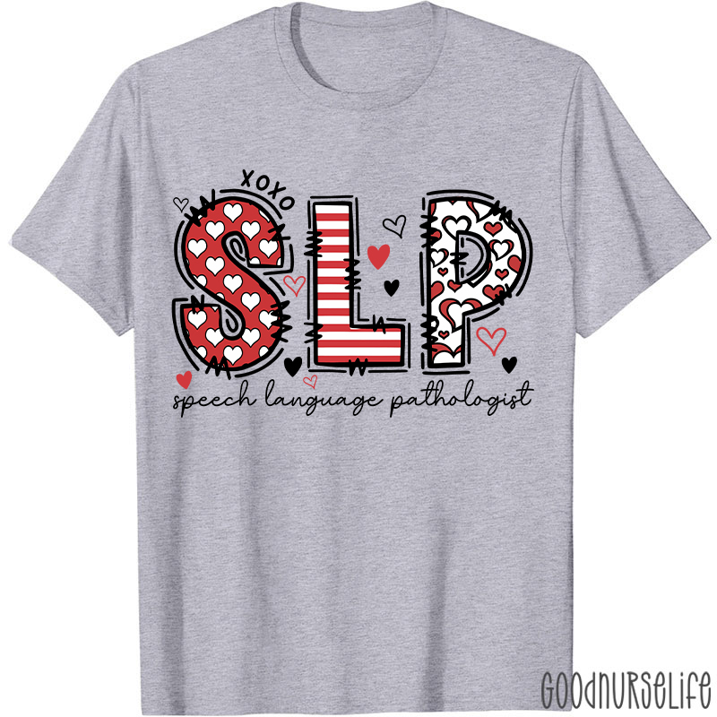 Speech Language Pathologist Valentine T-shirt