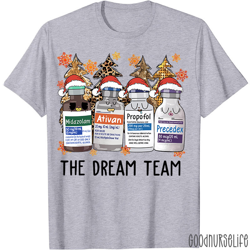 The Dream Team Christmas Nurse T-shirt