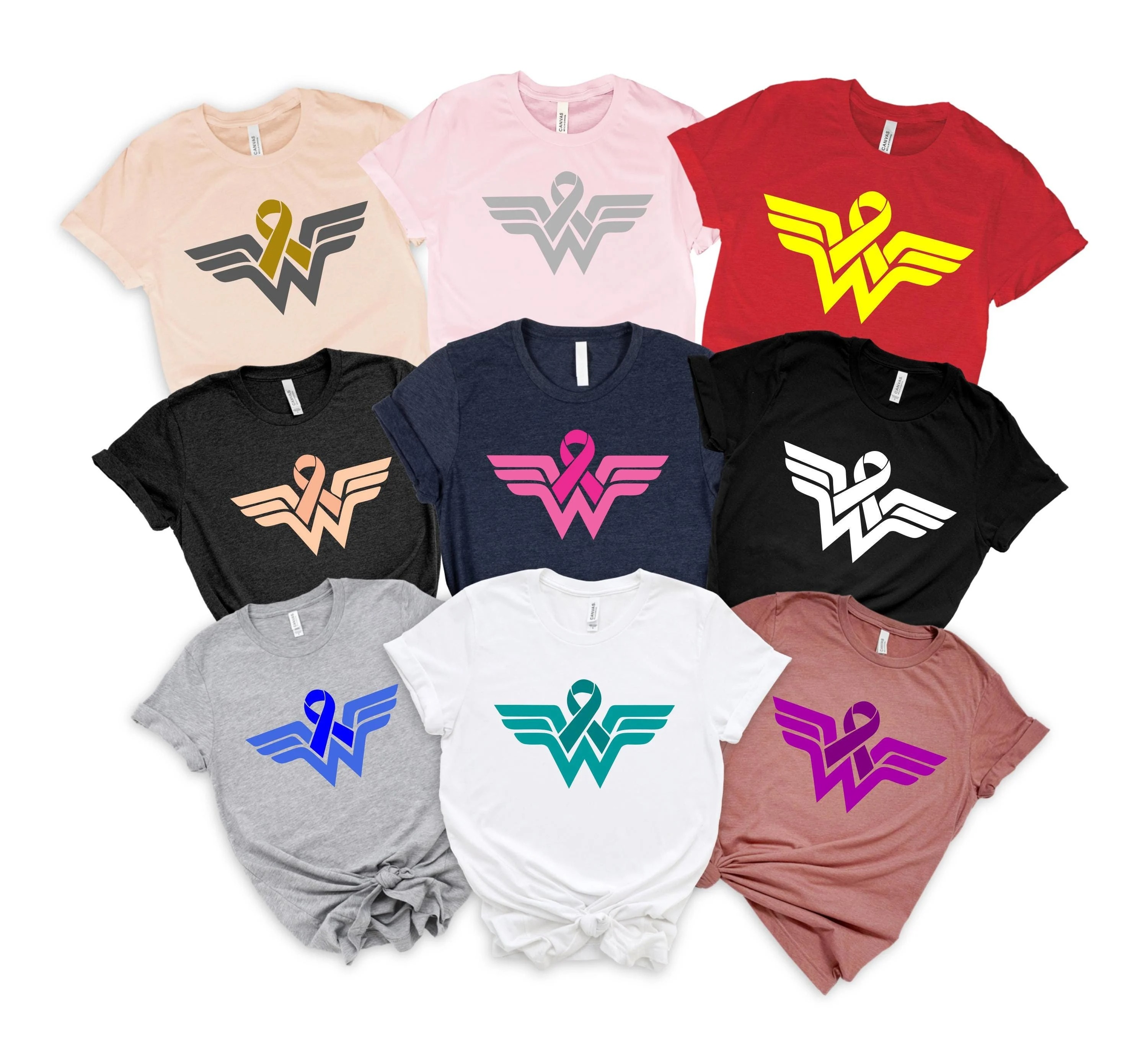 Personalized Color Breast Cancer Awareness T-shirt