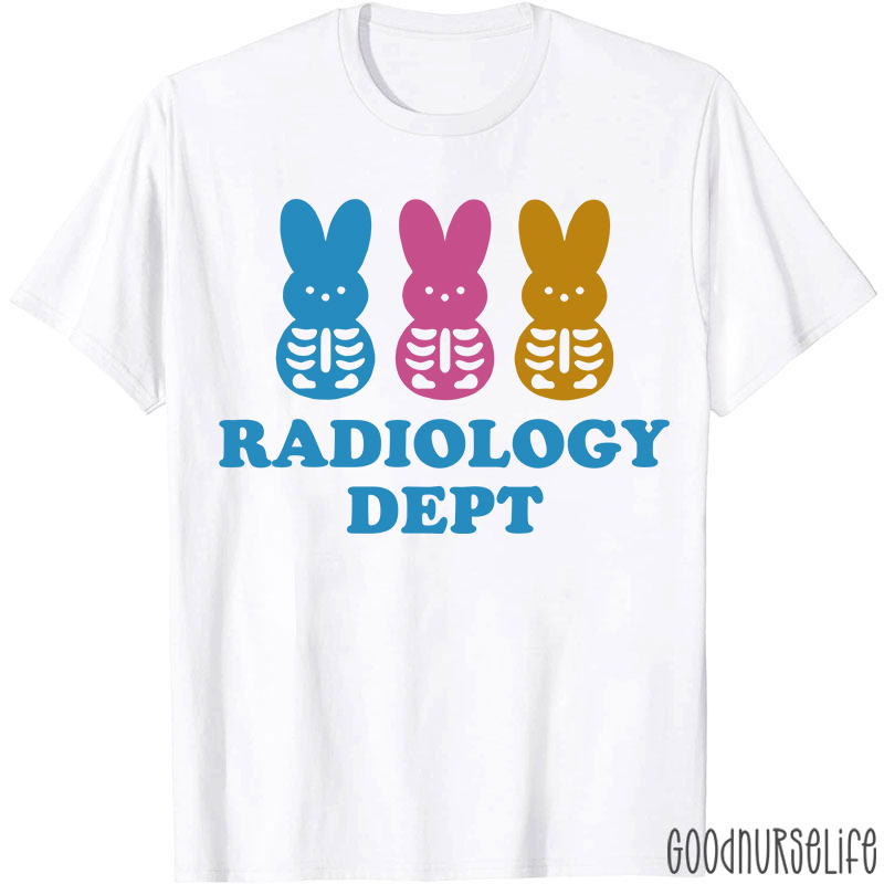Radiology Dept Easter Bunny T-shirt
