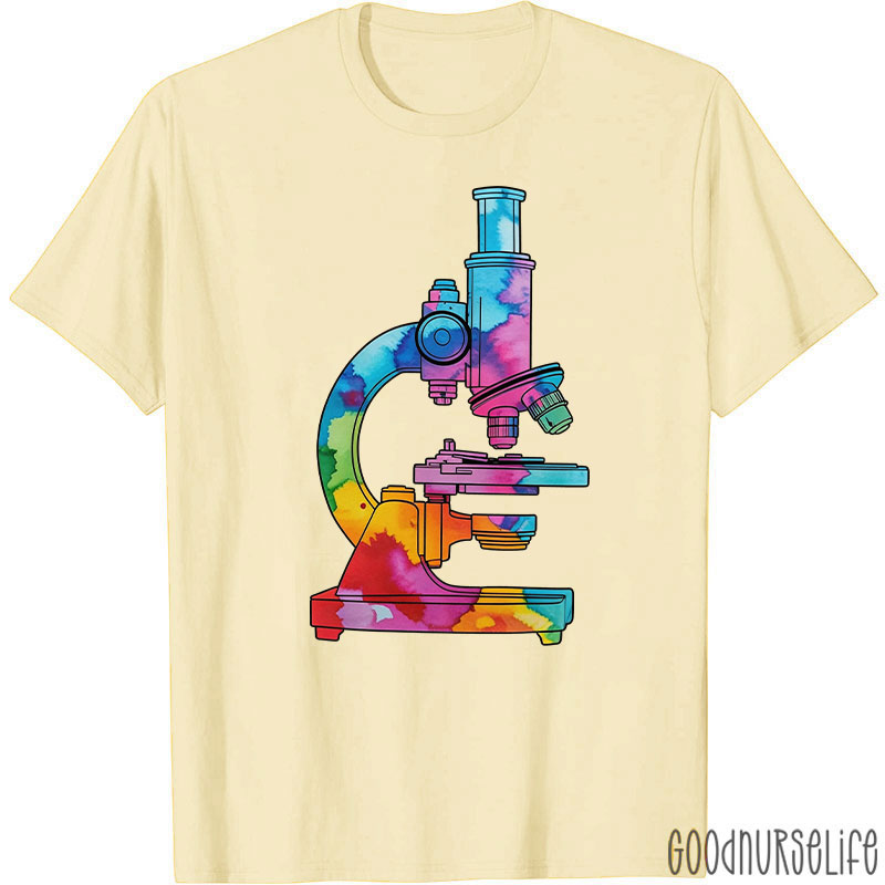 Tie Tye Style Microscope T-shirt