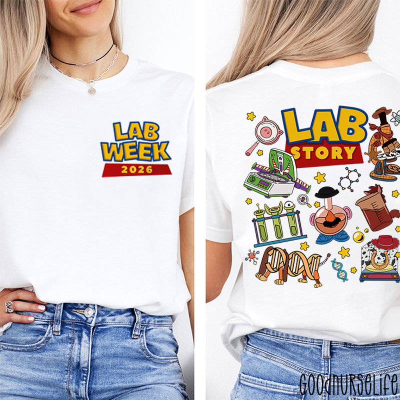Laboratory Team Lab Story Lab Week 2026 Two Sided T-Shirt