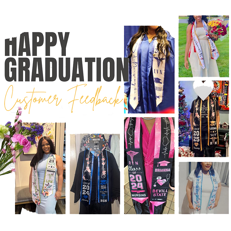 Personalized Nursing Graduation Stole