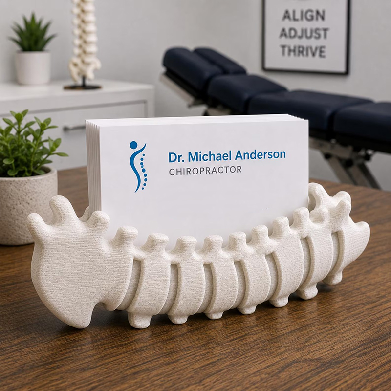 3D Printed Chiropractor Card Holder