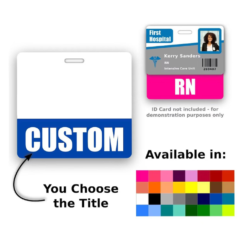 Personalized Color And Text Badge Buddy