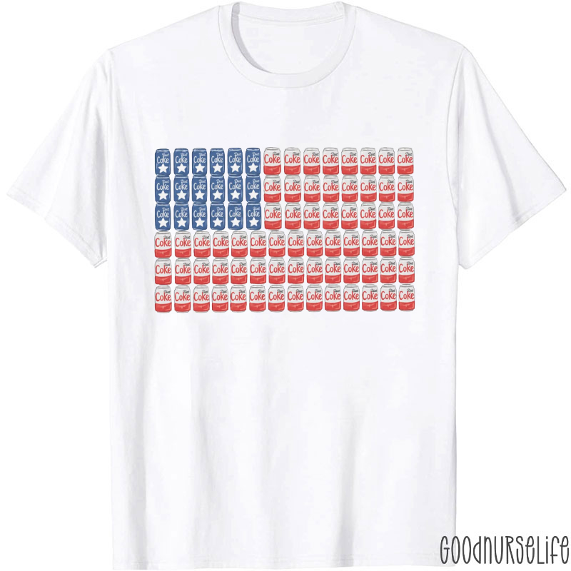 Fourth of July Diet Coke Dental T-Shirt