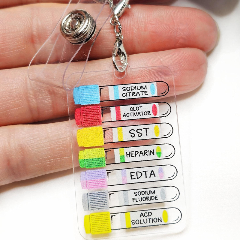 Blood Draw Order Charm