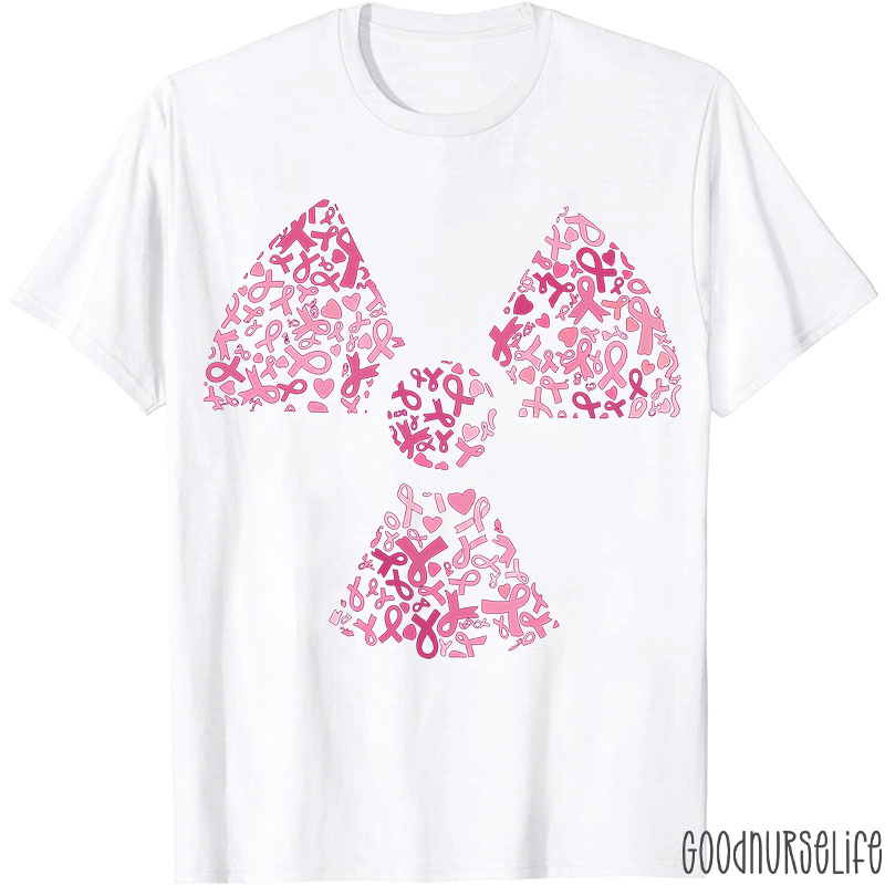 Breast Cancer Awareness Radiation Symbol T-Shirt