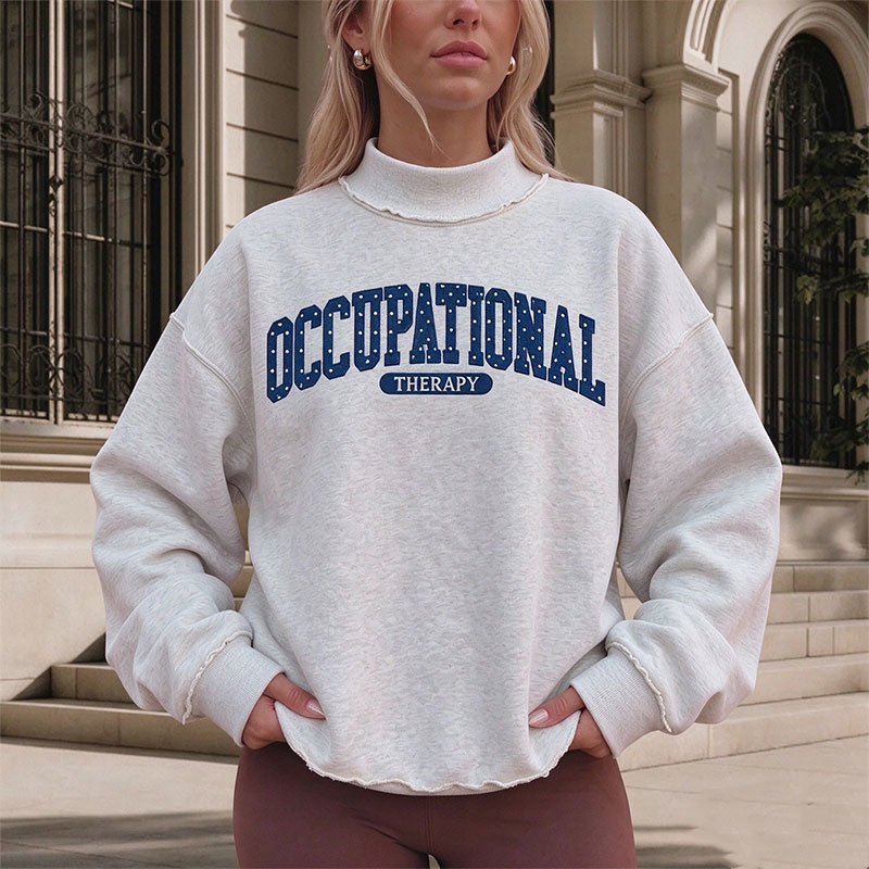 Varsity Style Preppy OT Mockneck