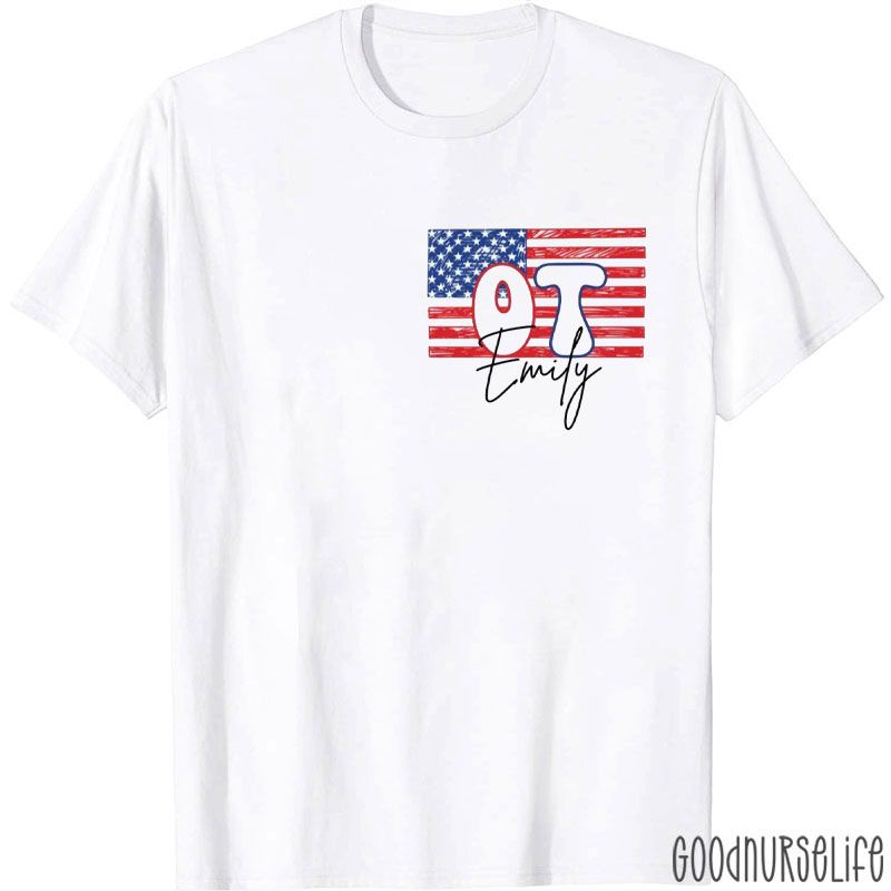 Personalized Occupational Therapy 4th Of July T-Shirt